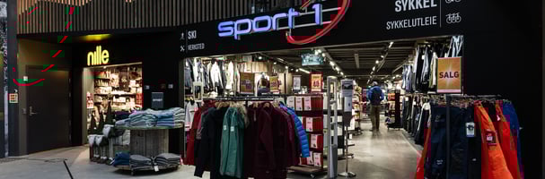 Entrance to Sentrum Sport 1