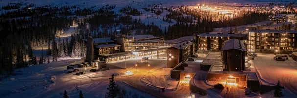 Drone photo at Skistar Lodge Trysil