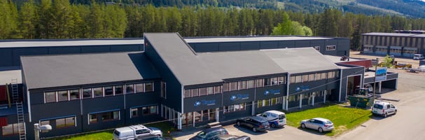 Drone image at Tepas' industrial premises