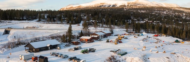 Bilde på servicebygget til Trysilfjell Utmarkslag