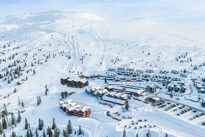 Oversiktsbilde Trysil Høyfjellssenter
