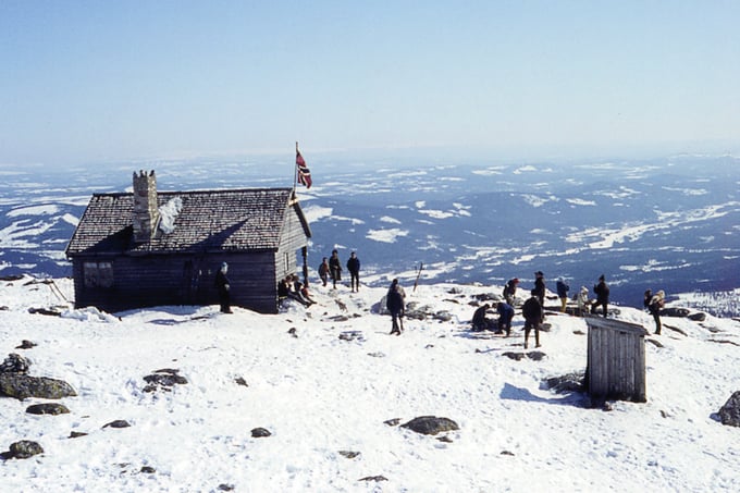 ORIGINAL CABIN: This picture shows the first Fire Guard Cabin