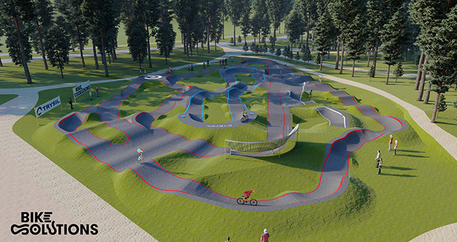 Ny pumptrack åpner 2021 i Trysil 