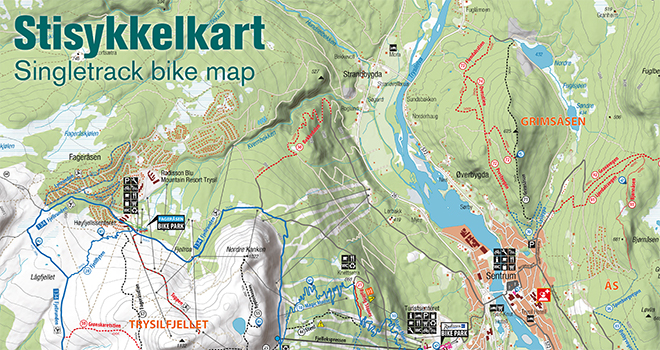 Stisykkelkart Trysil 